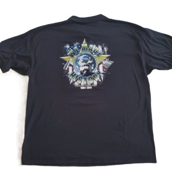 Gildan Commemorative Shuttle Team Polo Style Short Sleeve Shirt / Size 2XL - Picture 10 of 10
